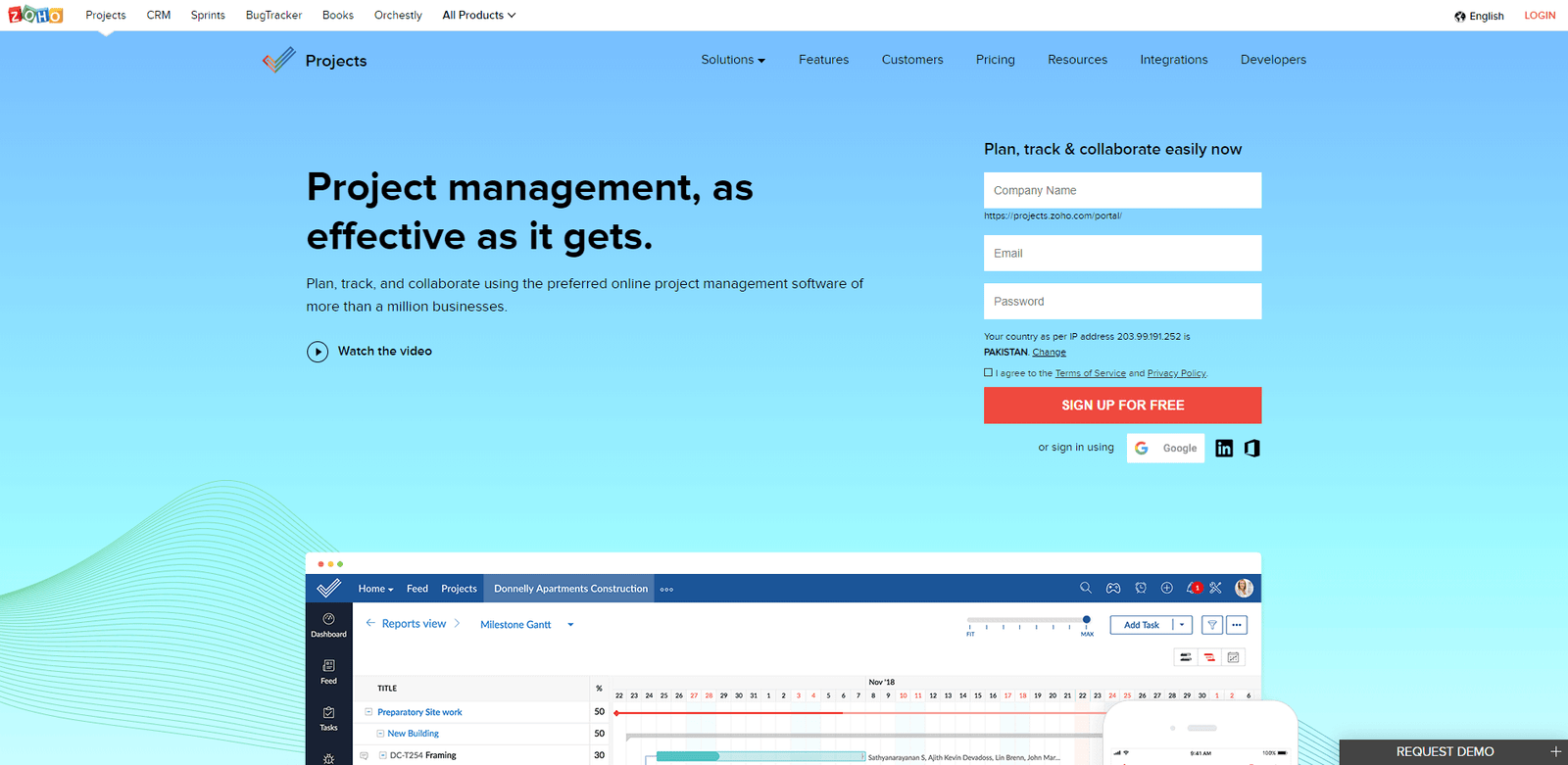 Zoho Projects is project management as effective as it gets