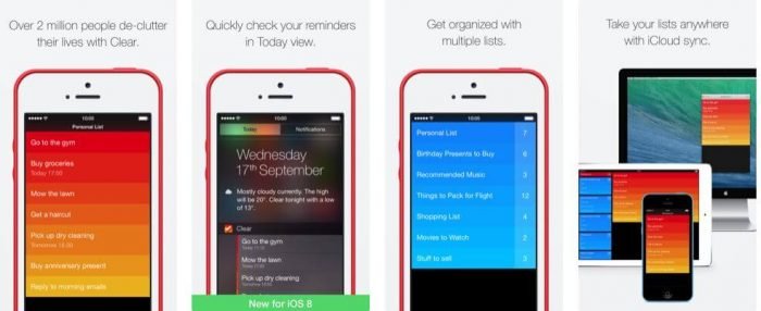 Clear Mac Task management app for Mac